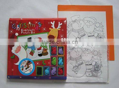 DIY Christmas Embroidery Picture Set