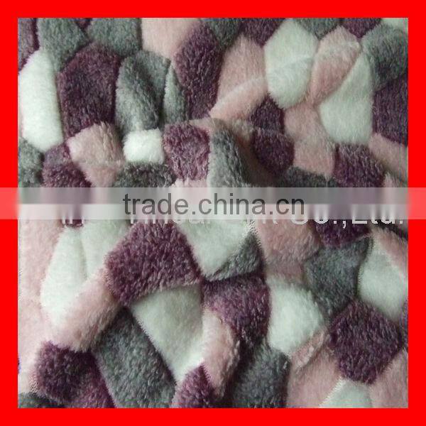 Polyester 3D Jacquard Fleece With Star Design