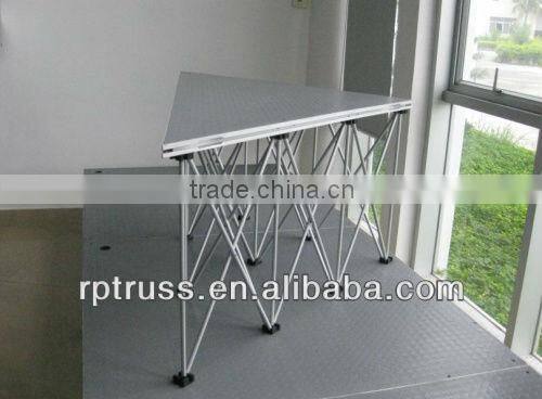 Hot selling portable smile podium/smart stage for hire