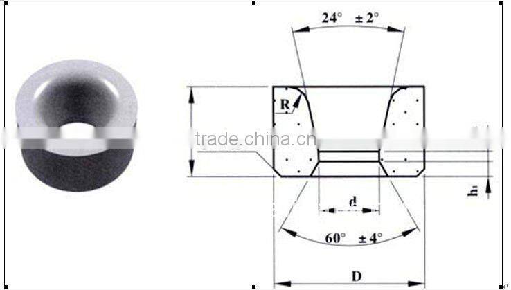 Tungsten carbide wire drawing dies
