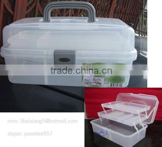 transparent tool box.plastic tool box,storage box,tool caseG-560