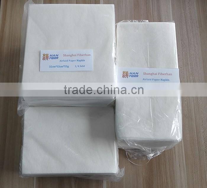 Raw materials paper napkin bands, printed paper napkin roll, airlaid paper napkin sizes