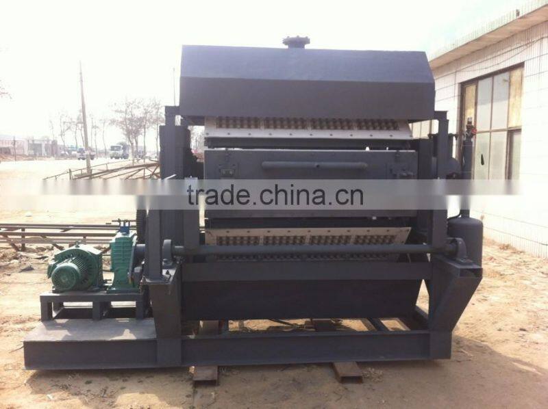 bottle service tray molding machine from paper pulp