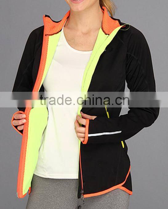 High Popular Women outdoorsport jacket reflective cycling jacket