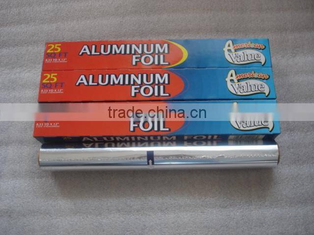 Aluminum foil for food wrapping
