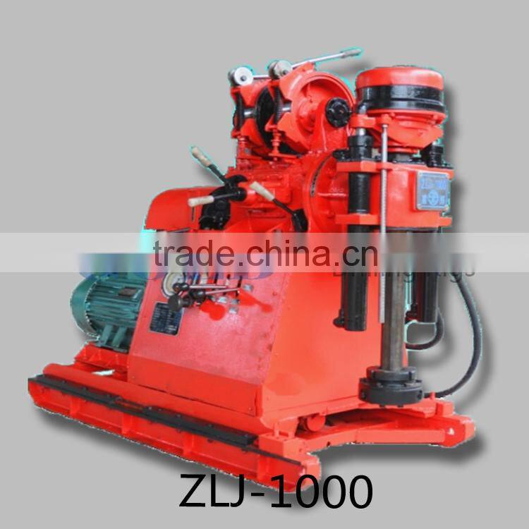 1000m depth hydralic horehole drilling equipments
