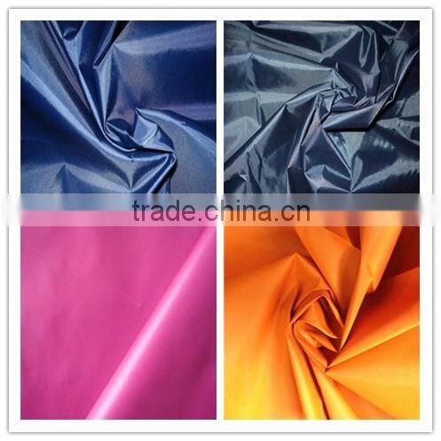 Polyester Taffeta Fabric with Silver Backing