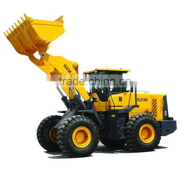 5 tons wheel loader with Cummins engine and ZF transmission