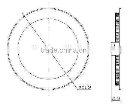 12W dimmable Ultra-thin led ceiling light
