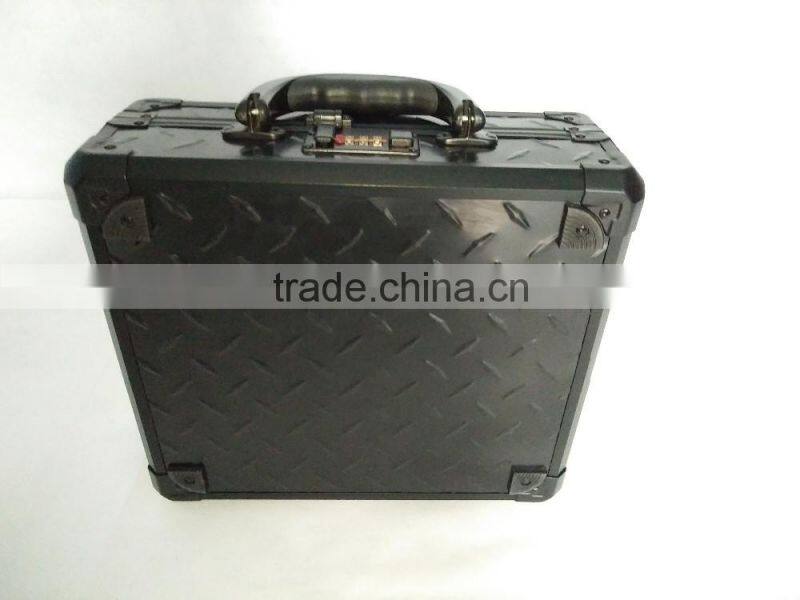 black aluminum tool case plastic surface tool case