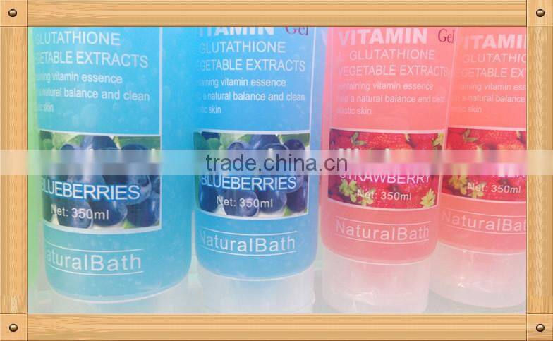 Rose whitening Body Scrub Wholesale/exfoliating gel