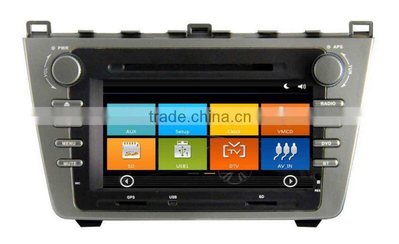 ZESTECH GPS digital media player Car Sat Navi headunit FOR MAZDA 6 with Win CE 6.0 system 800MHz 3G Phone GPS DVD BT