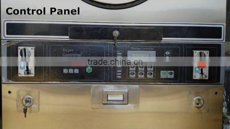 Promotional commercial coin laundry washing machines/coin operated washer dryer
