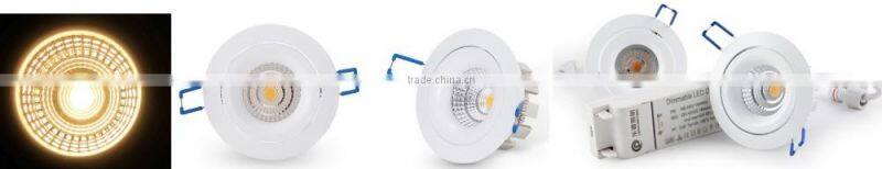 Petent design cob downlight ip44 CCT Adjustable 2000-2800k 83mm cutout work well with elko dimmer 220v 110v