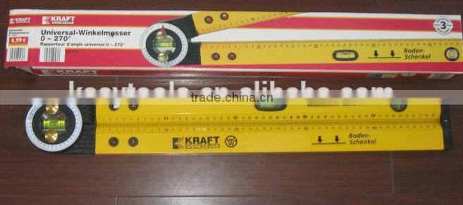 Universal protractor angle gauge measuring instruments spirit level