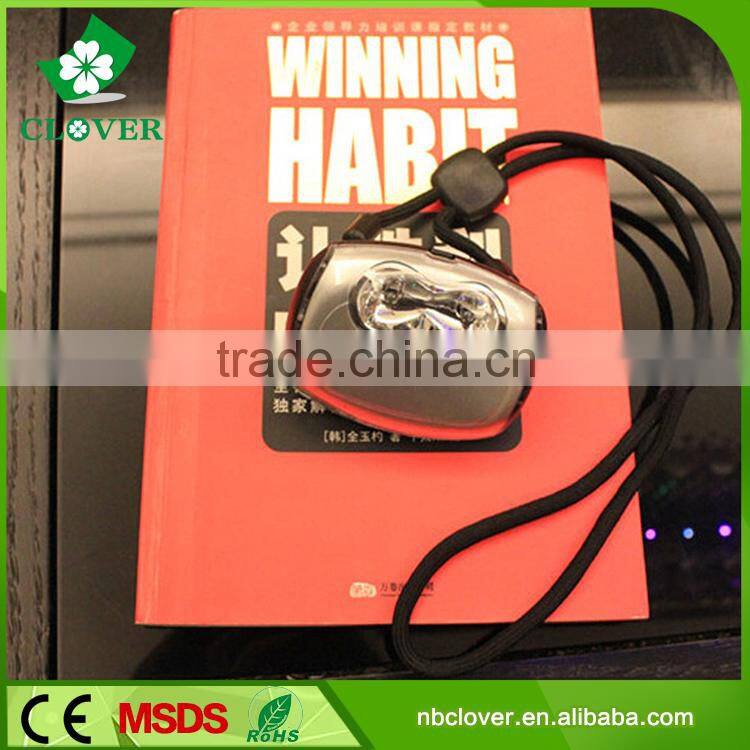 Hands-free hanging led book using 2 led reading light