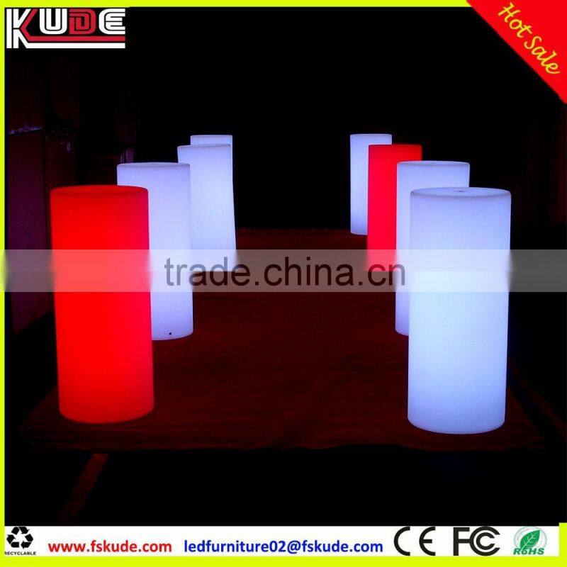 Landscape decotaive floor standing lamp with cylinder shape