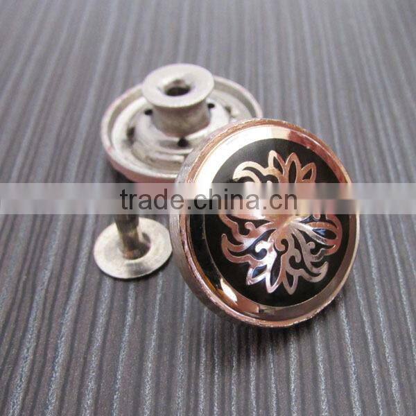 Alloy Metal Denim Jeans Button