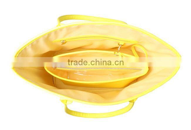 Gold manufacturer bright coloured two set shopping bag Since 1997