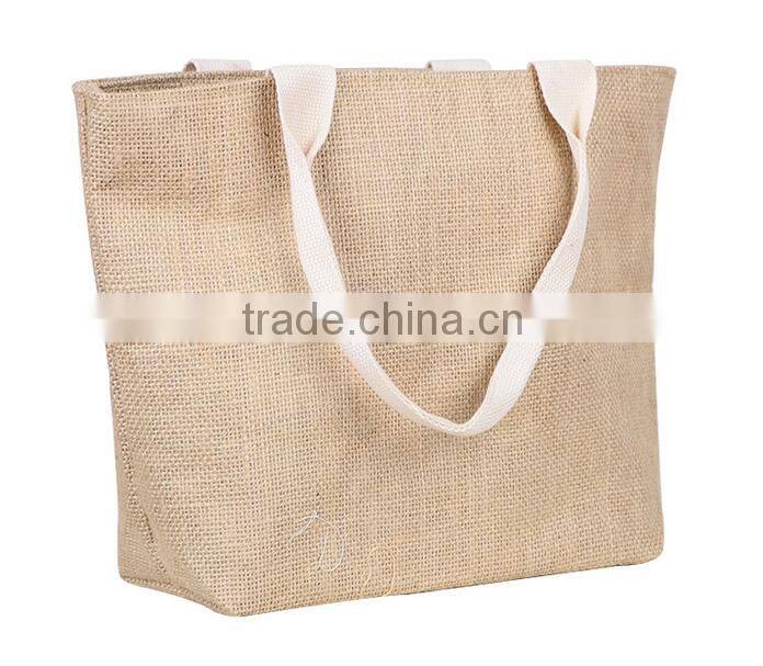 Janpan style China promotion linen tote bag for girls waterproof function