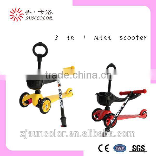 high quality 3 wheel scooter for kids in manufctory