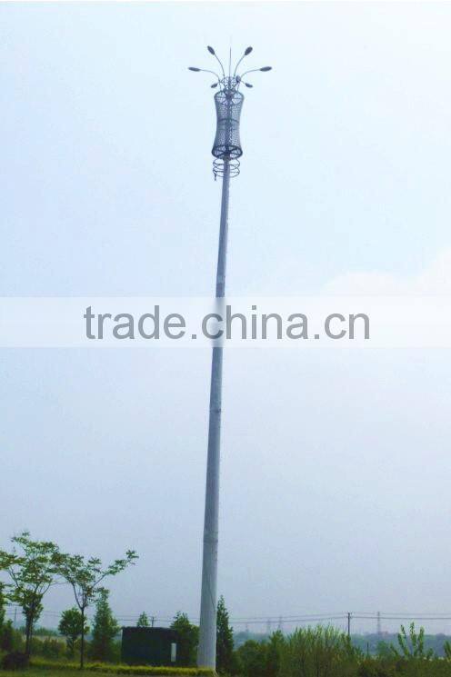 Single Tube Communication Tower/ Steel Tubular Pole /Steel Tubular Telecommunication Pole