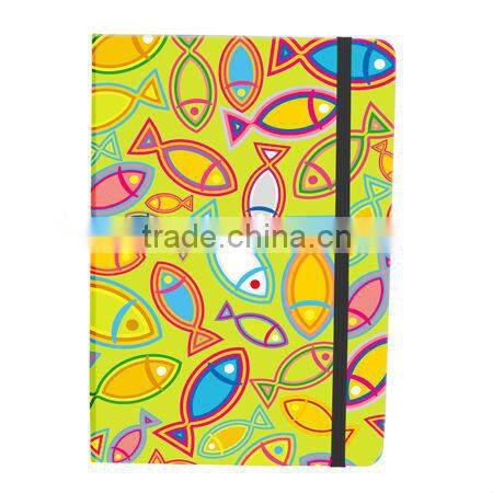 waterproof fabric cover notebook white paper rotary notebook