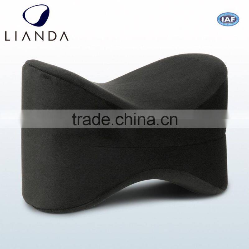 memory foam knee pillow,memory foam leg pillow,leg pillow reduces lower back pain