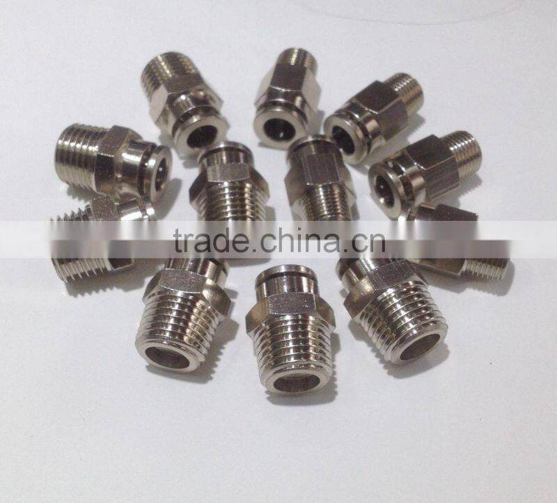 MPE T-shape Pneumatic Brass Connector