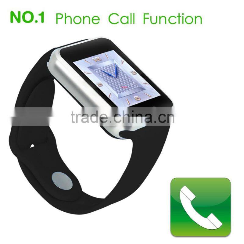 2016 New Smart Bluetooth Watch M26 With Led Display / Dial / Alarm / Music Player / Pedometer For Android Ios Mobile Phone