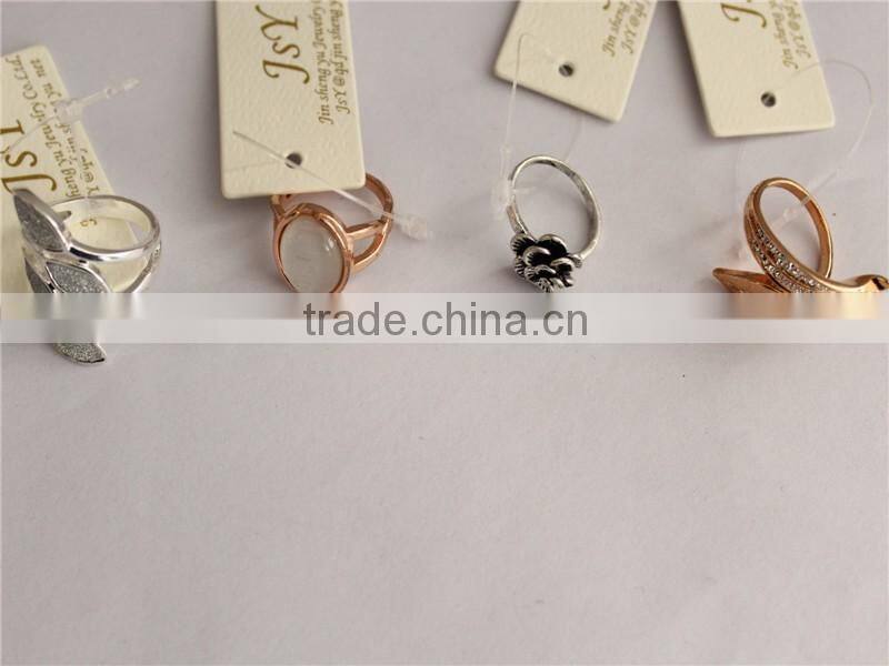 JSY jewerly rings sets 18k yellow gold rings cat eye gemstone ring