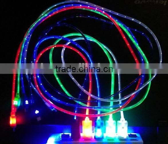 Good quality and interesting micro usb cable with led light, LED USB cable