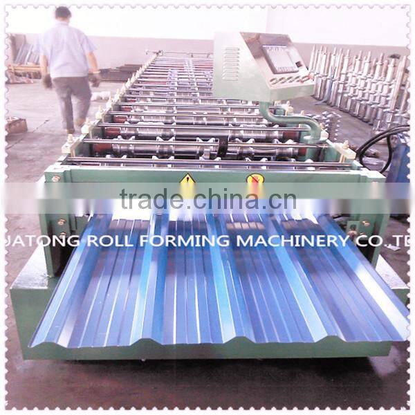 HT 760 hydraulic color steel metal sheet roof roller forming machine