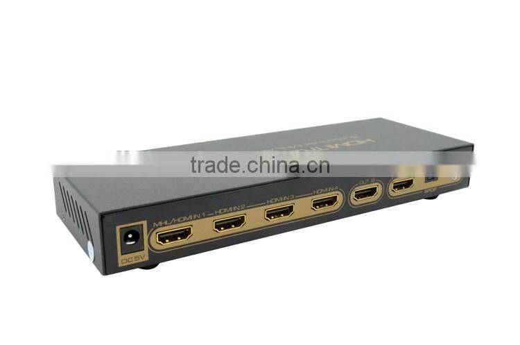 LM-HD402 Ultra 4K HDMI Matrix 4x2 With SPDIF + 3.5mm Audio