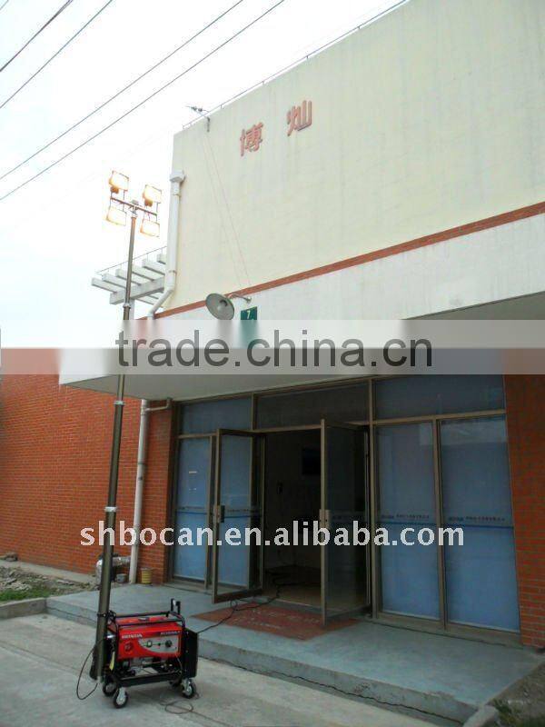 mobile generator light tower