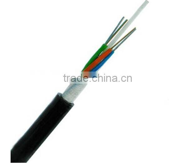 High quality FRP strength member Loose tube mm optical fiber cable gyfty / fiber optic cable meter price