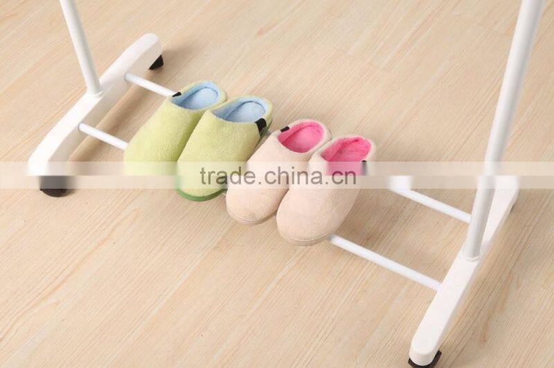 Stainless steel vertical clothes hanger rack