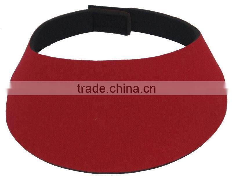 top quality customerized promotion logo neoprene visors by MYLE factory