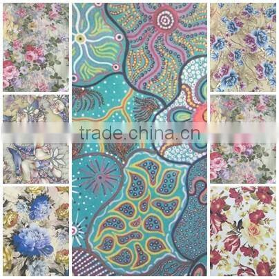 2016 Fashion Shiny PU Handbag with Rose in Stripes Print