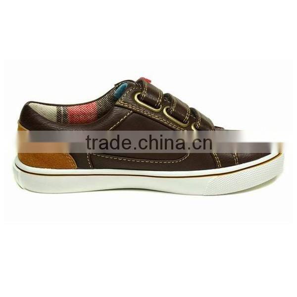 2016 European Trendy Boys Gender PU No Lace Casual Kids Shoes Children