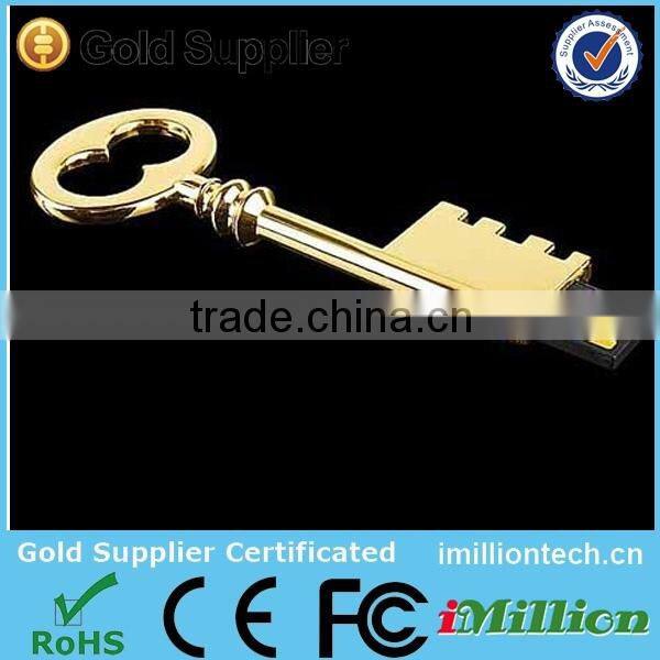 Old Key USB 8gb, Metal Gold USB Key