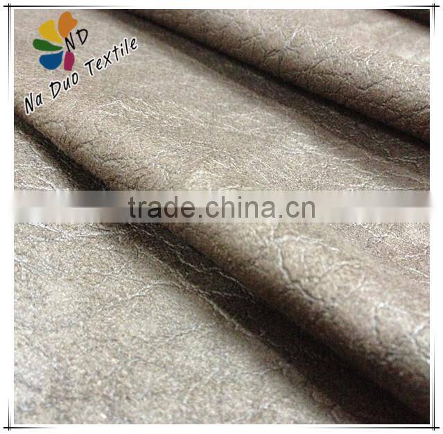 New Design Weft Suede Sofa Fabric/ Embossed Suede for Sofa