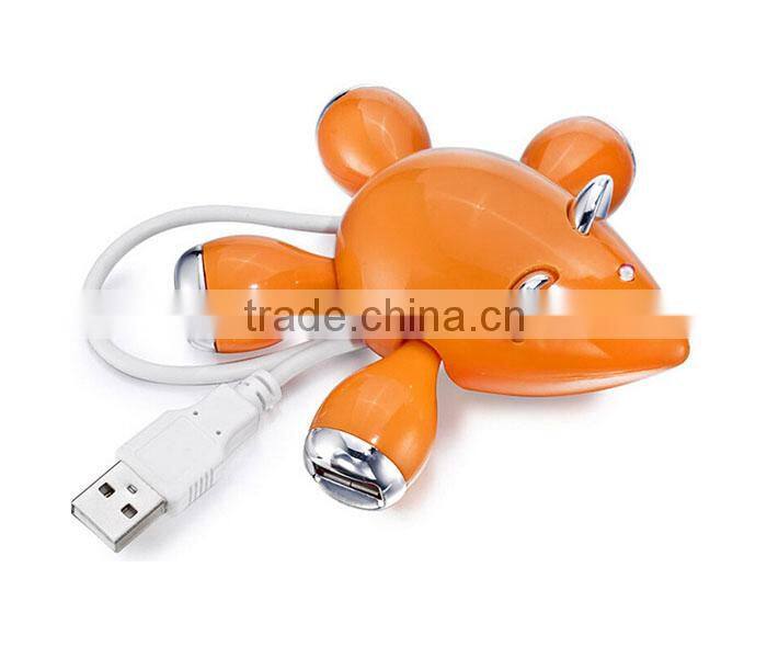 4-Port Mouse Shaped USB 2.0 Breakout super Hub