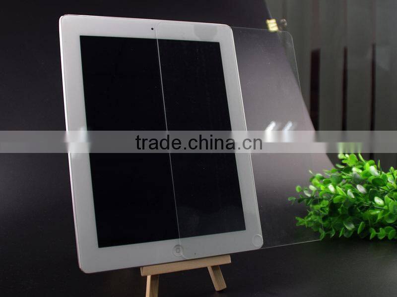 high quality anti-scratch and anti-fingerprint tempered glass screen protector for ipad