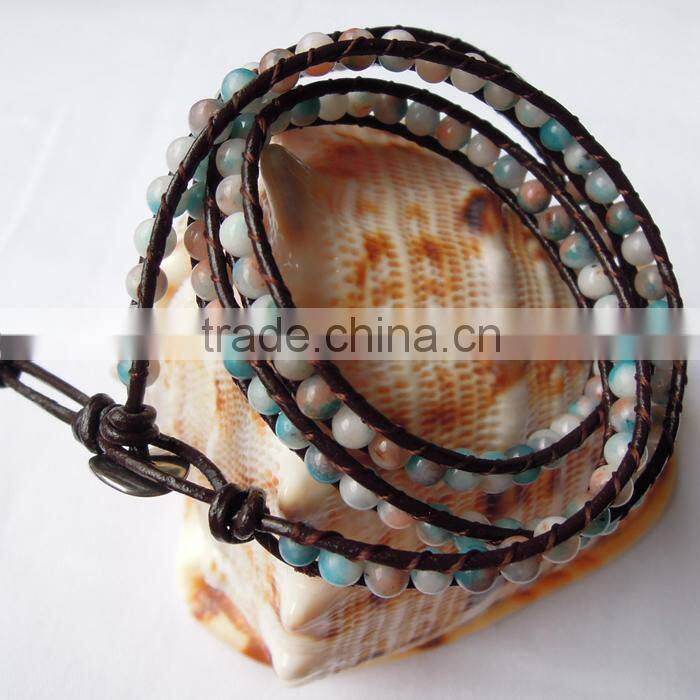 new fashion charging bracelet leather best gift to friends