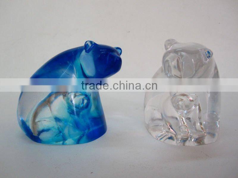 crystal gift of bear mother and babay-- BJ033