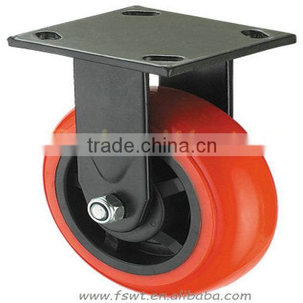 Heavy Duty Korean Polyurethane Hardware Monowheel Caster Wheel