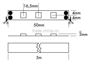 12v 3528 60LED/m IP67 Waterproof Flexible LED Strip Lighting