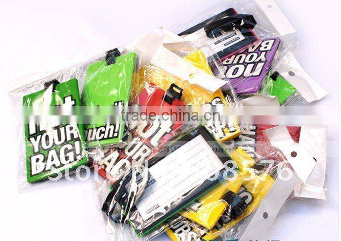 Soft PVC Luggage Tag/ Rubber Luggage Tag/ Plastic Travel Tag