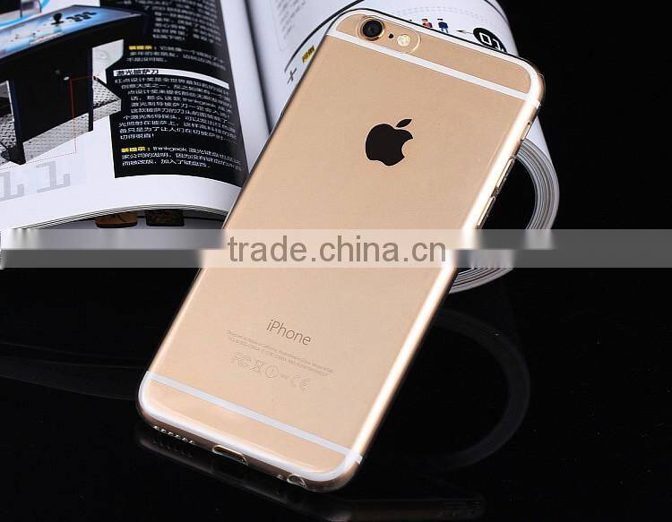 Hot Sell Transparent Soft TPU Case Silicone Cover for iPhone 6 6s for iphone 7 and iPhone 7 Plus Ultra Thin Mobile Phone Case